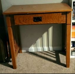 Wooden desk
