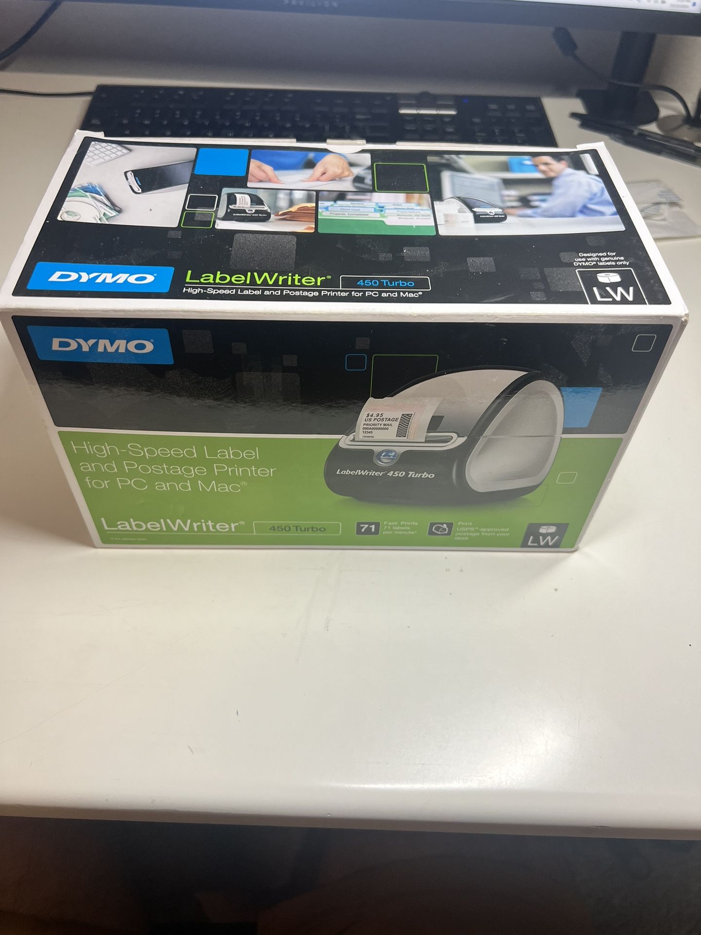 Dymo LabelWriter 450 Turbo - Thermal Label Printer PC & Mac