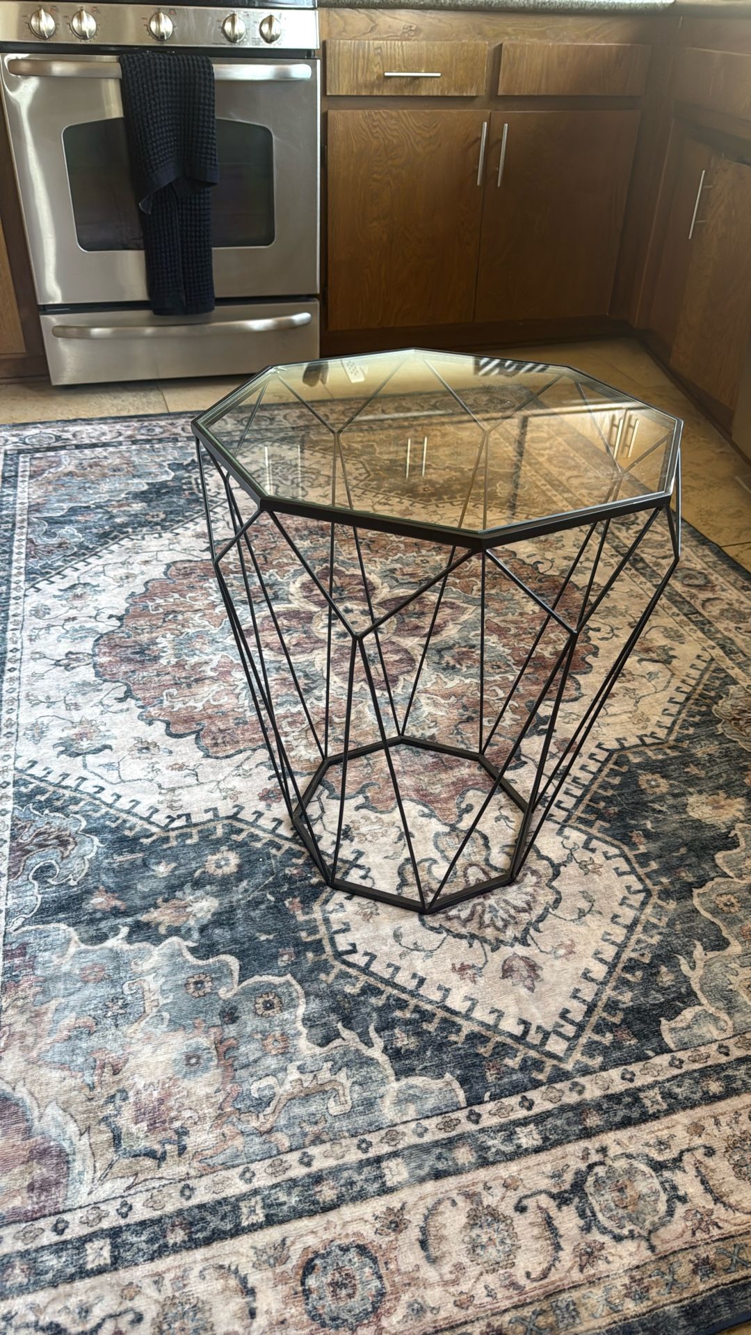 Glass Side Table
