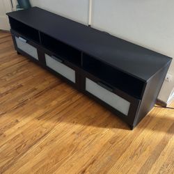 IKEA TV Stand BRIMNES - black, 70 7/8x16 1/8x20 7/8 " 