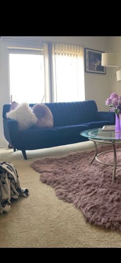 Blue 3 seat couch