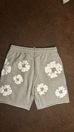 Denim short grey