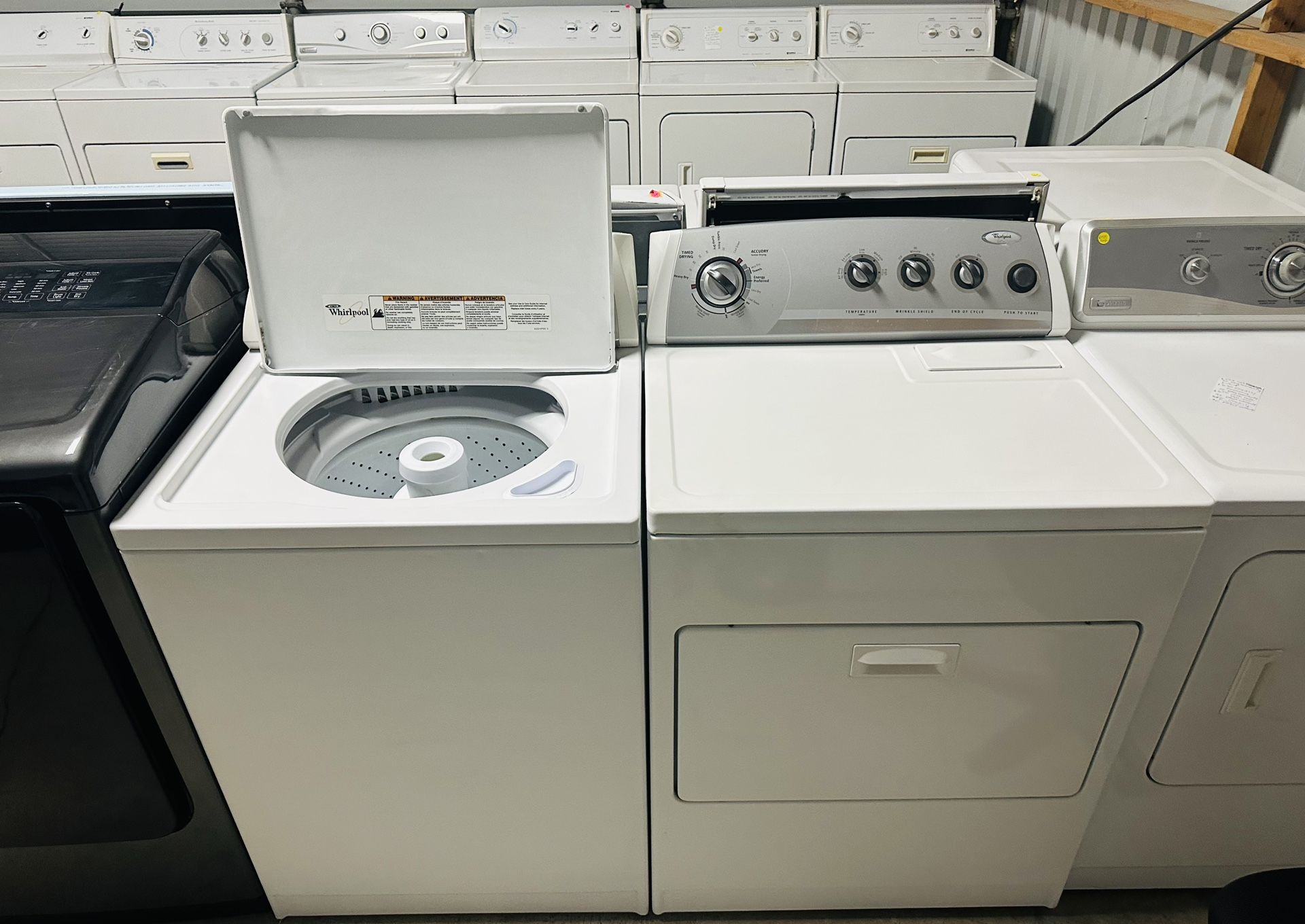 Super Whirlpool Matching Washer and Electric Dryer Set