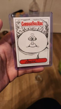 Garbage pail kids sketch card