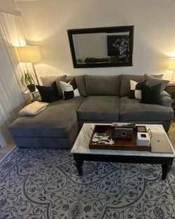 Rhyder 3-Pc. Fabric Chaise Sectional Couch