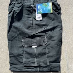 Brand New! Surf Ave Board Shorts Men's Lg Surfing Swim Trunks with Pockets