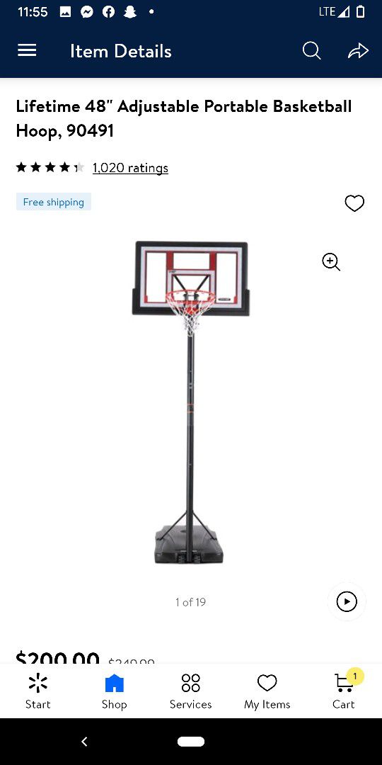 Brand New Portable Basketball Hoop