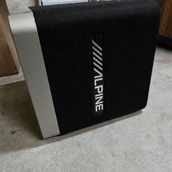 Alpine 12" Ported Halo Series Subwoofer Box