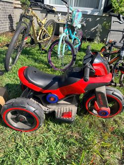 electric kids 3 wheel motorcycle