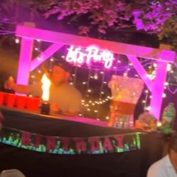 Rustic Back Drop  Stand 