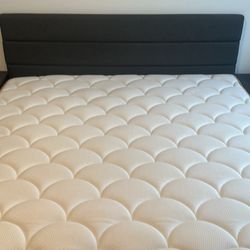  Bed Frame + 2 Mattresses + nightstands - Like New, Moving Sale