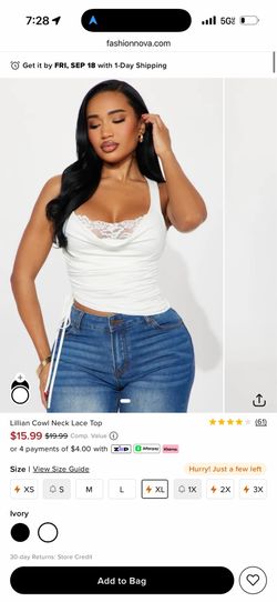 White top (Fashion Nova)