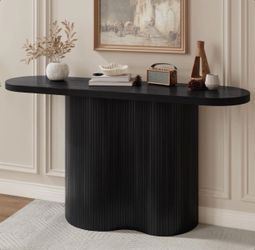 Brand New Black 57” Console Table
