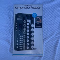 Battery organizer / tester