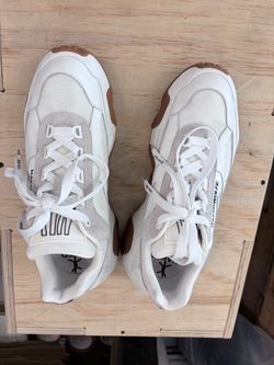 Naked Wolfe White Chunky Sneakers