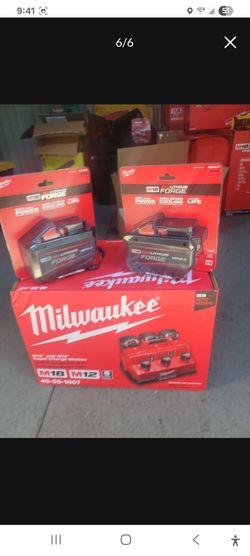 SUPER SPECIAL MILWAUKEE 48-59-1807F2 FORGE BATTERYS 12AH STARTER KIT