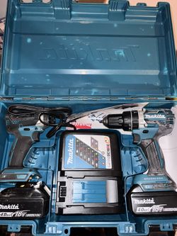 Makita Combo 4.0ah HARD CASE (NEW)