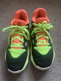 Adidas Harden Stepback J Basketball Shoes Black Coral Green