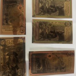 Florida 24 Ct Gold Back Bills