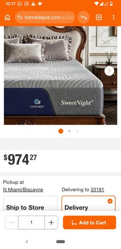 King size mattress foam reversible