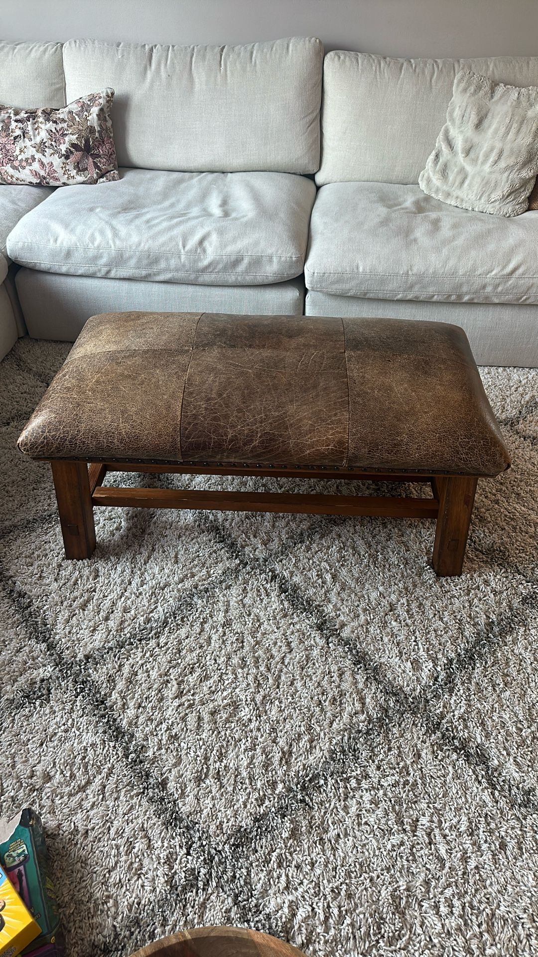 Pottery barn Ottoman