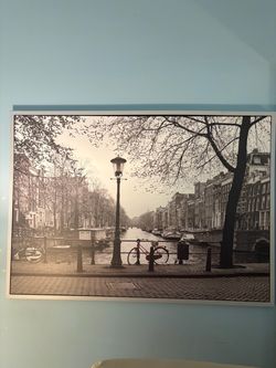 Amstel canal picture frame