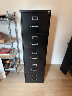 5-Drawer Metal Filing Cabinet