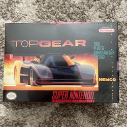 Top Gear Super Nintendo New Sealed