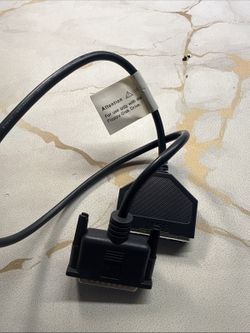 Vintage Parallel Printer Extension Cable DB25 Centronics 36-Pin Part 53975