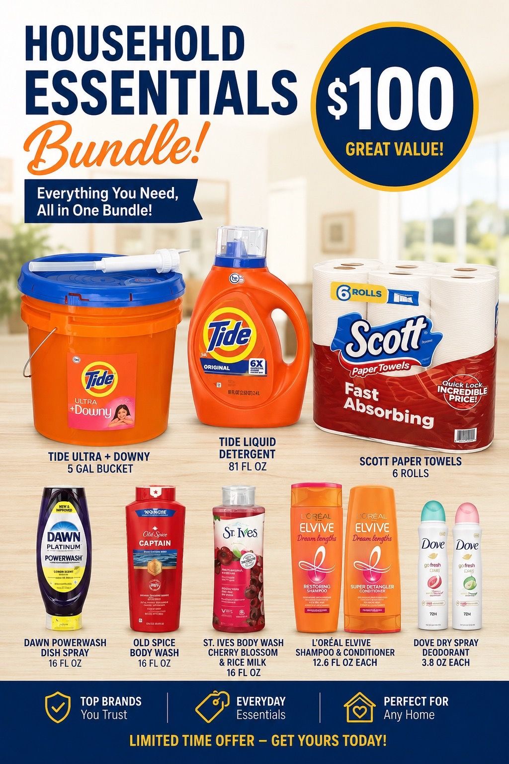 Tide 5 gallon bundle