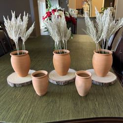 3 Cantaritos Grandes Para Centros De Mesa