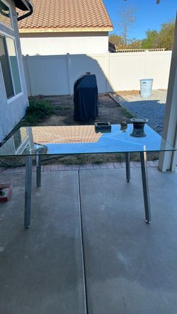 Glass table