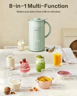 9 in 1 Nut Milk Maker, 42oz Automatic new