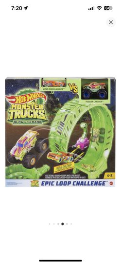 Hotwheels Monster Trucks Wheels, Hot Wheel Epic Loop Challenge