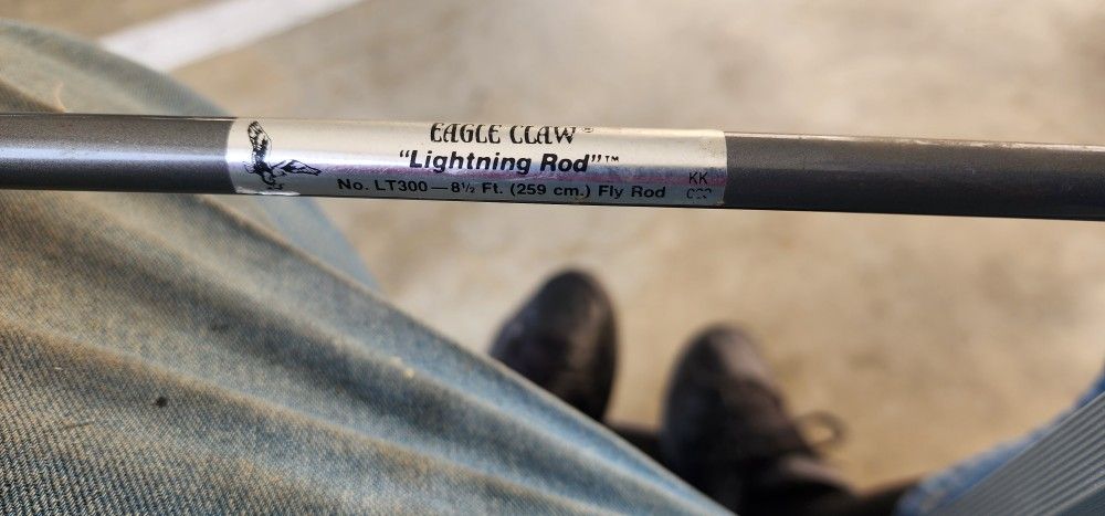 Fly Fishing Pole Eagle Claw Lightning Pole  Lt300