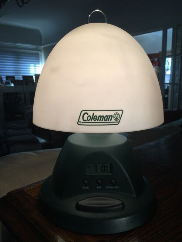 Inside tent lamp. Uses size D batteries.