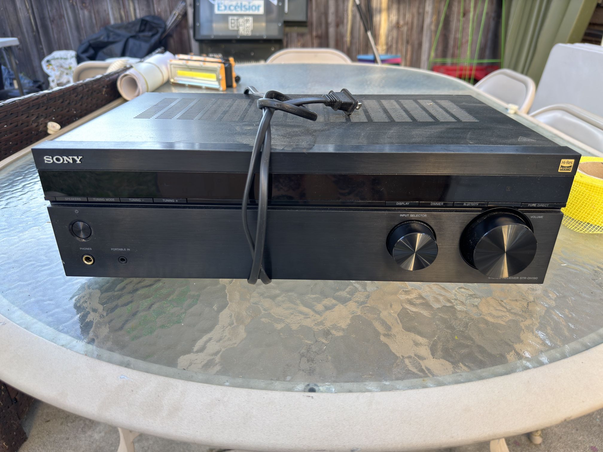 sony stereo receiver str-dh190