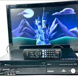 Panasonic DMR-EZ47VDVD/VCR Combo With Remote - HDMI Ready - Tested And Working!