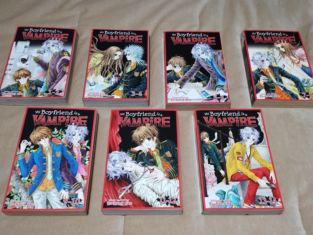 My Boyfriend Is A Vampire Complete English Manga Series Volumes 1-14 Like New