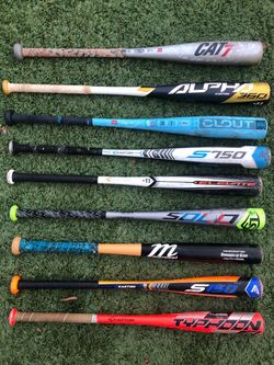 Assorted Baseball Bats