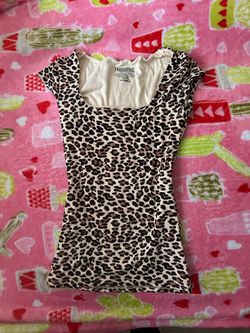 Leopard Print Top XS