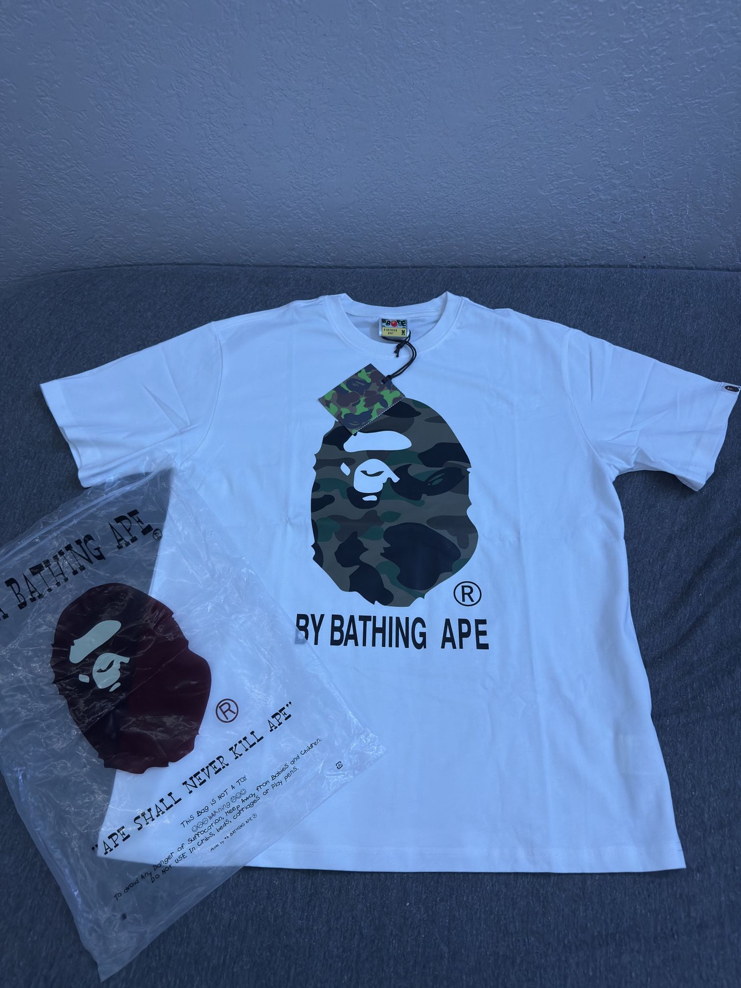 bape camo shirt medium