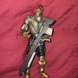 Vintage APPLESEED Collector's Edition Briareos Hecatonchires Figure Heavy W/Gun