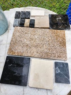 Mix Lot of Marble Tile Lot of 14
