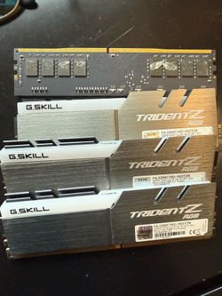 48GB total - x2 8GB + x2 16GB Trident Z RGB DDR4 RAM
