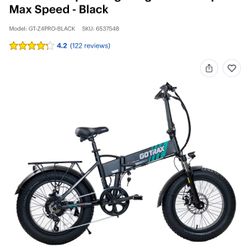 GoTrax - Z4 PRO Foldable Ebike