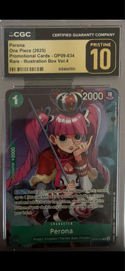 Perona Pokeman Graded card