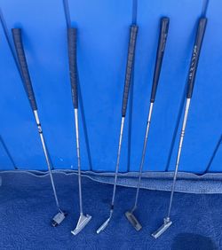 Vintage And Well Known Putters - (2) Ping Originals , (1) HB GRAND SLAM BLADE, Bermuda Triangle And One Alpha Wedge