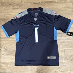 Men’s Tennessee Titans Cam Ward Stitched Jersey, S To 3Xl