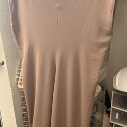 Beautiful Blush taupe  sleeveless dress